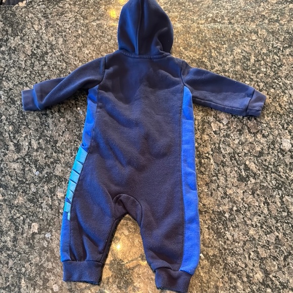 Nike Blue One Piece with Hood and Zipper 6M - Picture 7 of 7